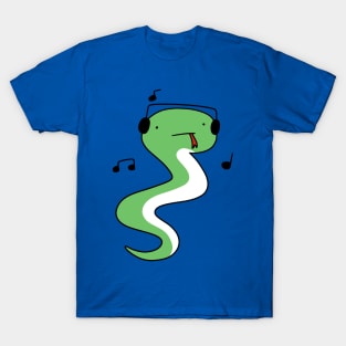 Dancing Headphones Snake T-Shirt